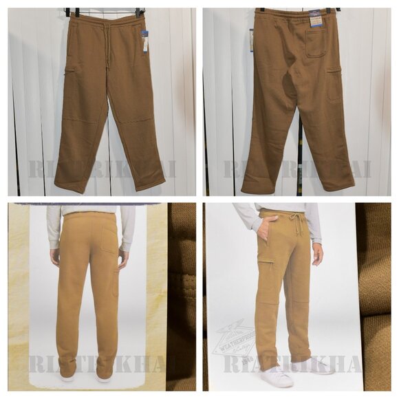 Weatherproof Vintage Men Fleece cargo pant‎ - Picture 1 of 11